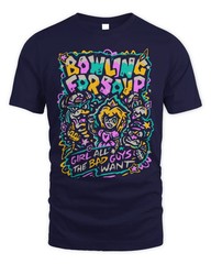 Bowling for Soup Merch Girl All the Bad Guys Want Mario Shirt
