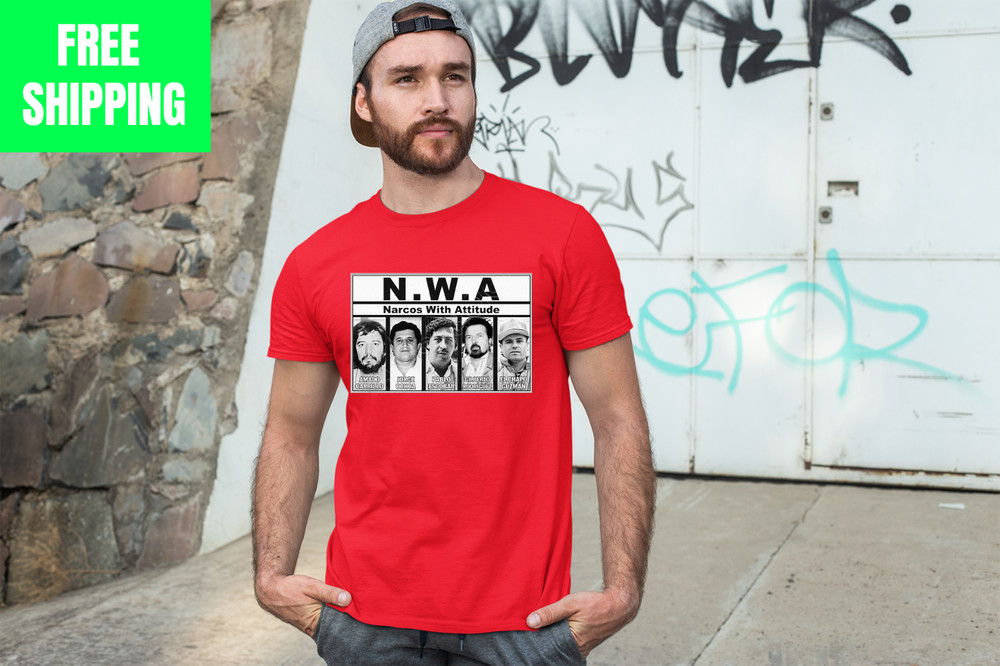 🔥 El Chapo Shirt Narcos With Attitude Cartel de Sinaloa 2023 New Premium 🔥