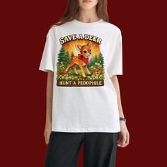 Funny Hunting Shirt Save A Deer Hunt Predator Tee