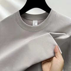 Men T Shirt 100% Cotton Short Sleeve Round Neck Breathable Half Sleeve Casual