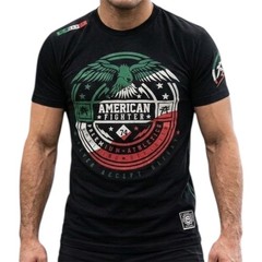 AMERICAN FIGHTER Black Red Green Mexico GRAND CANYON Athletic Graphic T-shirt