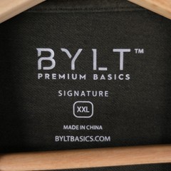 BYLT Shirt Mens Green Premium Basics Signature Crew Neck T-Shirt 2XL