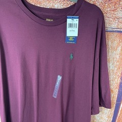 Polo Ralph Lauren Performance Jersey Short Sleeve T-Shirt XLT Burgundy NWT