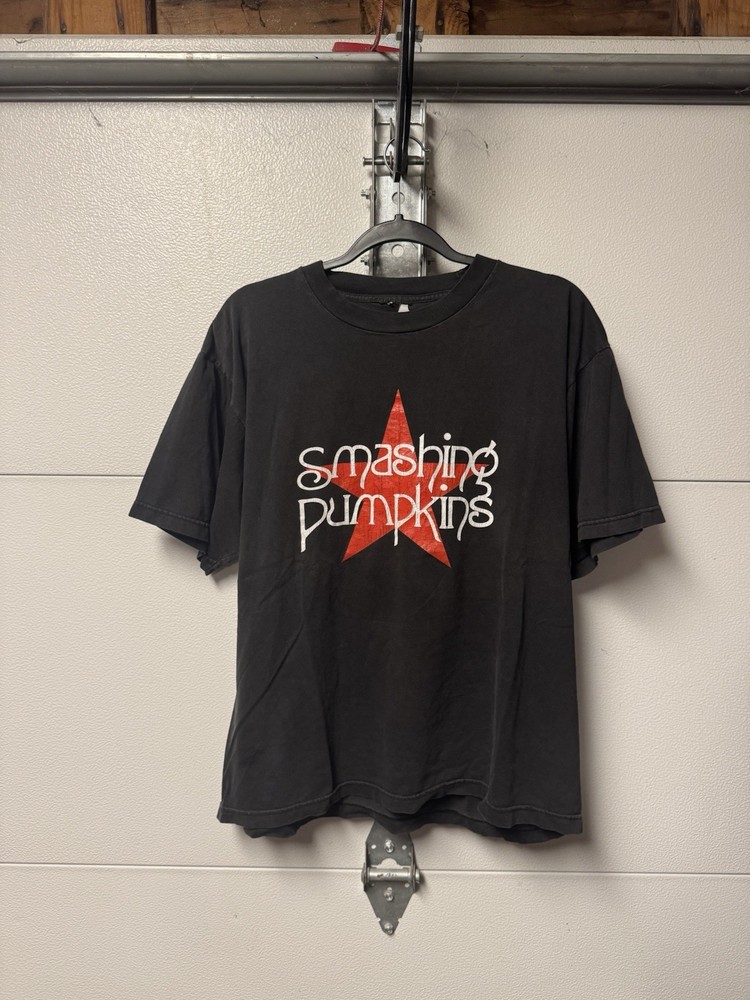 Smashing Pumpkins Just Say Maybe Concert Tour Band Tee Shirt Size Large Vintage