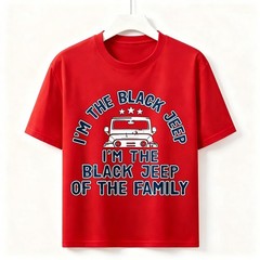 I’m The Black Jeep Of The Family Offroad Vintage Graphic Unisex Sleeve T-Shirt