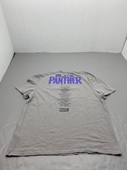 Marvel Black Panther Shirt Mens XL Gray Graphic Tee Superhero Comics Movie