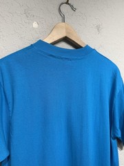 Vintage Left Coast Crime Shirt Mens Large Blue San Francisco Mystery Graphic 90s