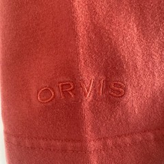 ORVIS Mens Classic Collection Short Sleeve T Shirt Red Size Medium Cotton