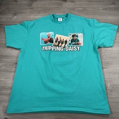 VTG 90s Tripping Daisy T-Shirt I Am An Elastic Firecracker Band Tee XL RARE 1995