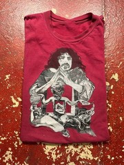 Rare Frank Zappa Jazz Rock Cardinal Red T-shirt S to 5XL GG207