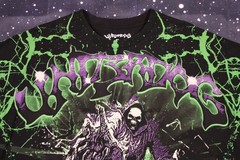 Underdog Brand Reaper with Dogs All-Over-Print Graphic T-shirt – Men’s X-Large