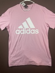 Adidas Originals Men Essentials Trefoil Tee Pink White KE6961 Size L NWT