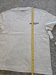 Fear of God Essentials Original Authentic Logo T-Shirt Mens Sz XS Light Oatmeal