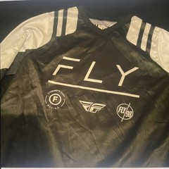 Fly Racing Black And White Long Sleeve Shirt Motocross