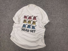 Vintage 1991’s Heat Set Doctor Who at Momi Graphic Logo White Shirt Tee Promo