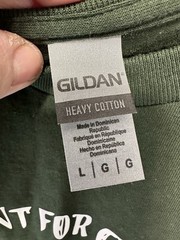 All I want for Christmas is a New President T shirt Large Dark Green Gildan NWOT