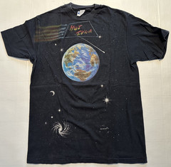 Vintage Hot Tuna Space Tour Band T-Shirt USA Large Jorma Kaukonen 1980s