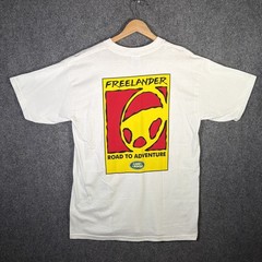 Vintage Land Rover Shirt Mens Large White 90s Free Lander Rare Defender Car Tee