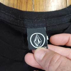 Volcom Shirt Mens Medium Black Stone Logo Since 1991 Graphic Tee Skateboarding