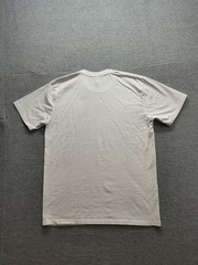 Ascolour Classic Men T Shirt L White Crew Neck Short Sleeve Graphic Logo Casual