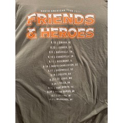 Blake Shelton Friends and Heroes 2021 Tour Shirt Mens XL Olive Green Graphic Tee