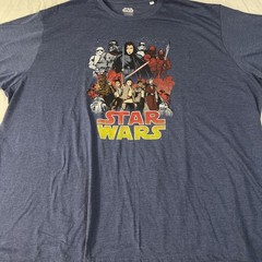 Men’s Seven Xl Graphic T-Shirt Star Wars Blue New Without Tags