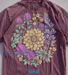 Vintage Floral Botanical Nature Plant Graphic Comfort Tee