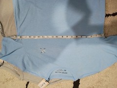 Peter Millard T-shirts Size X S And S Blue And Gray Stretchable Pima Cotton