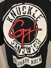 Control Guy! Knuckle Sandwich Kulinary Krew XL Black Short Sleeve Promo T-Shirt