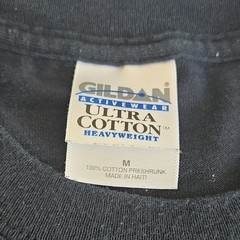 Vintage 2004Gildan Ultra Cotton Heavyweight Coors Light Tiki Graphic Tee Black M