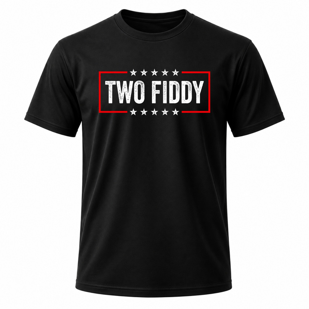 Two Fiddy America 250 Black Graphic T-Shirt