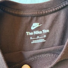 Nike Tshirt Mens XL Brown Just Do It Graphic Logo Short Sleeve Cotton Swoosh