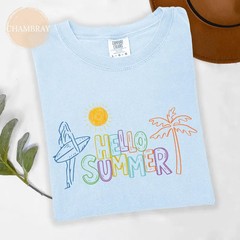 Hello Summer Comfort Tee Summer