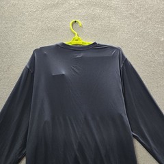 Hang Ten Men Shirt XL Navy Surfing Co Logo Activewear Long Sleeve NWT