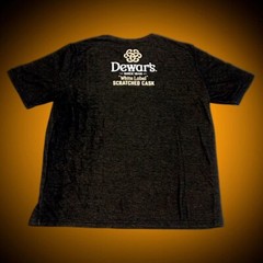 Dewar’s High-End Gold & Black SS Reversible Crew Neck Luxury Knit Shirt M-L-XL