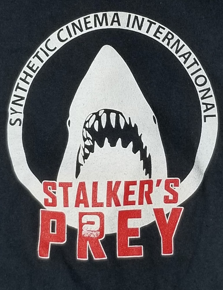 Shark Stalkers Synthetic Cinema Tshirt Movie Promo T-Shirt Small Rare Jaws Like