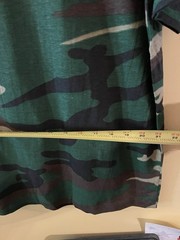 Rugged Wear Hunters Peak Woodland Camo Ringer T-Shirt XL New Without Tags Army