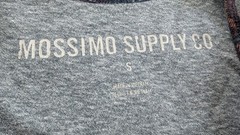 Mossimo Supply Co Gray Tank Top W/ Pocket Design Mens Size Small