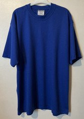 Tuffsafe T200 200gsm T-Shirt Short Sleeve Crew Large Tee 42-44″ NEW Royal Blue