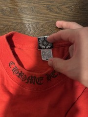 VINTAGE RED CHROME HEARTS DAGGERMEDIUM T-SHIRT