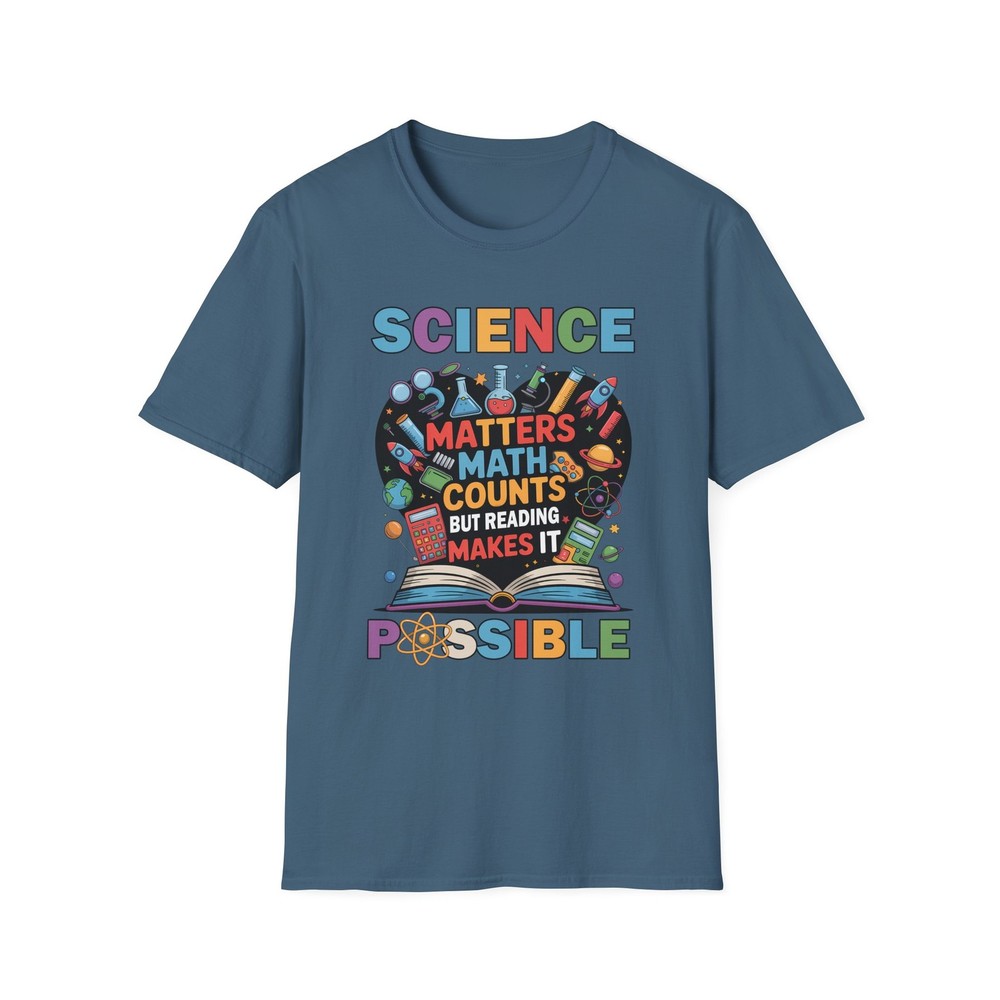 Science Matters Math Counts T-Shirt | Educational STEM Graphic Tee