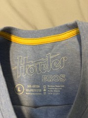 NEW Howler Bros Men’s Logo Select T Howler Electric Shirt 50/50 Size Large Blue