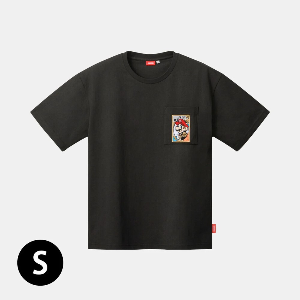 Mario Hanafuda T-shirt Black Nintendo TOKYO/OSAKA Size S, M, L, XL, XXL 2025 NEW