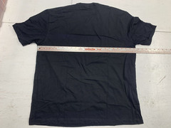American Apparel Sustainable Collection USA MADE Vneck Tee 100% cotton Black XL