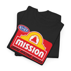 MISSION Drag Racing Series Logo Crew Neck T-Shirt American Men’s T-Shirt