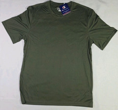 Champion OD Green T-Shirt Essential Performance Poly Short Sleeve PT Military