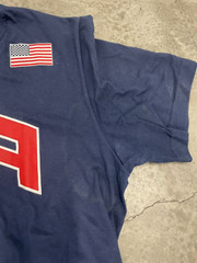 VNTG Nike Kevin Durant Team USA #5 Olympic Basketball Navy T Shirt Medium Rare