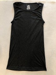 RBX Shirt Men’s Medium Black Ribbed Knit Activewear Tank Top