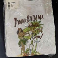 Tommy Bahama Rum T Shirt XL White Shake Rattle Rum Graphic Tropical Island
