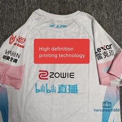 LOL 2026 BLG T-shirt Champion Team LPL Uniform Tshirt Esport Bilibili Gaming TEE